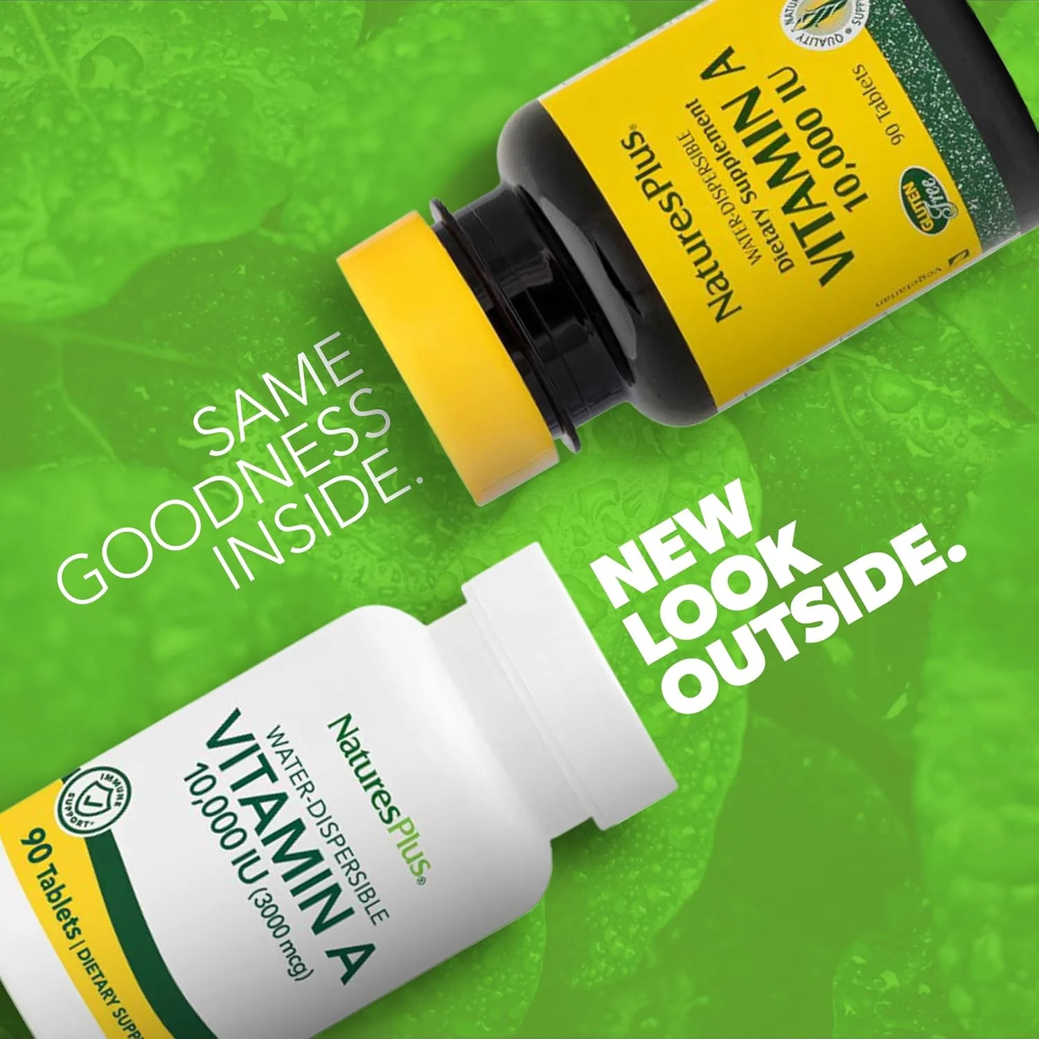 نِیچرز پلاس - ویتامین آ با قابلیت پخش در آب 10000 واحد بین المللی 90 عدد قرص 49559