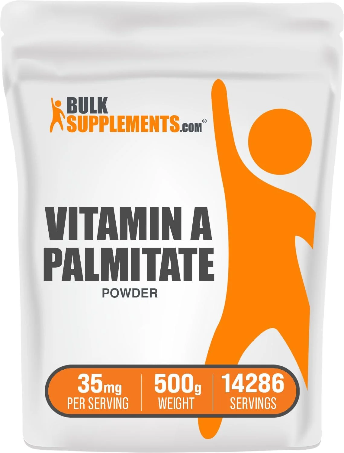 پودر ویتامین آ پالمیتات BulkSupplements.com - 500 گرم
