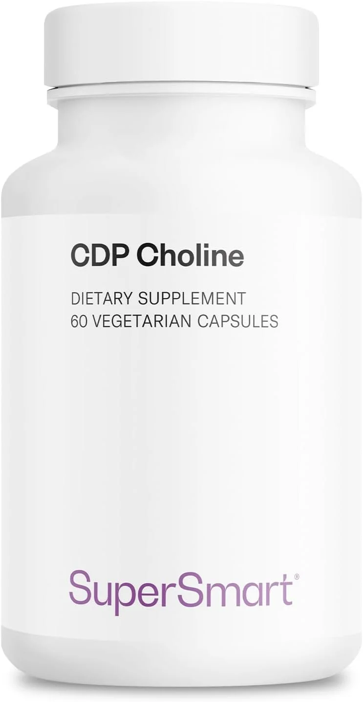سوپراسمارت - سی دی پی کولین (سیتیکولین کوگنیزین) 1000 میلیگرم در روز - سلامت مغز و وضوح ذهنی - نوتروپیک برای تمرکز و حافظه - پشتیبانی از استیلکولین | غیر GMO و بدون گلوتن - 60 کپسول گیاهی سوپراسمارت - سی دی پی کولین (سیتیکولین کوگنیزین) 1000 میلیگرم در روز - سلامت مغز و وضوح ذهنی - نوتروپیک برای تمرکز و حافظه - پشتیبانی از استیلکولین | غیر GMO و بدون گلوتن - 60 کپسول گیاهی