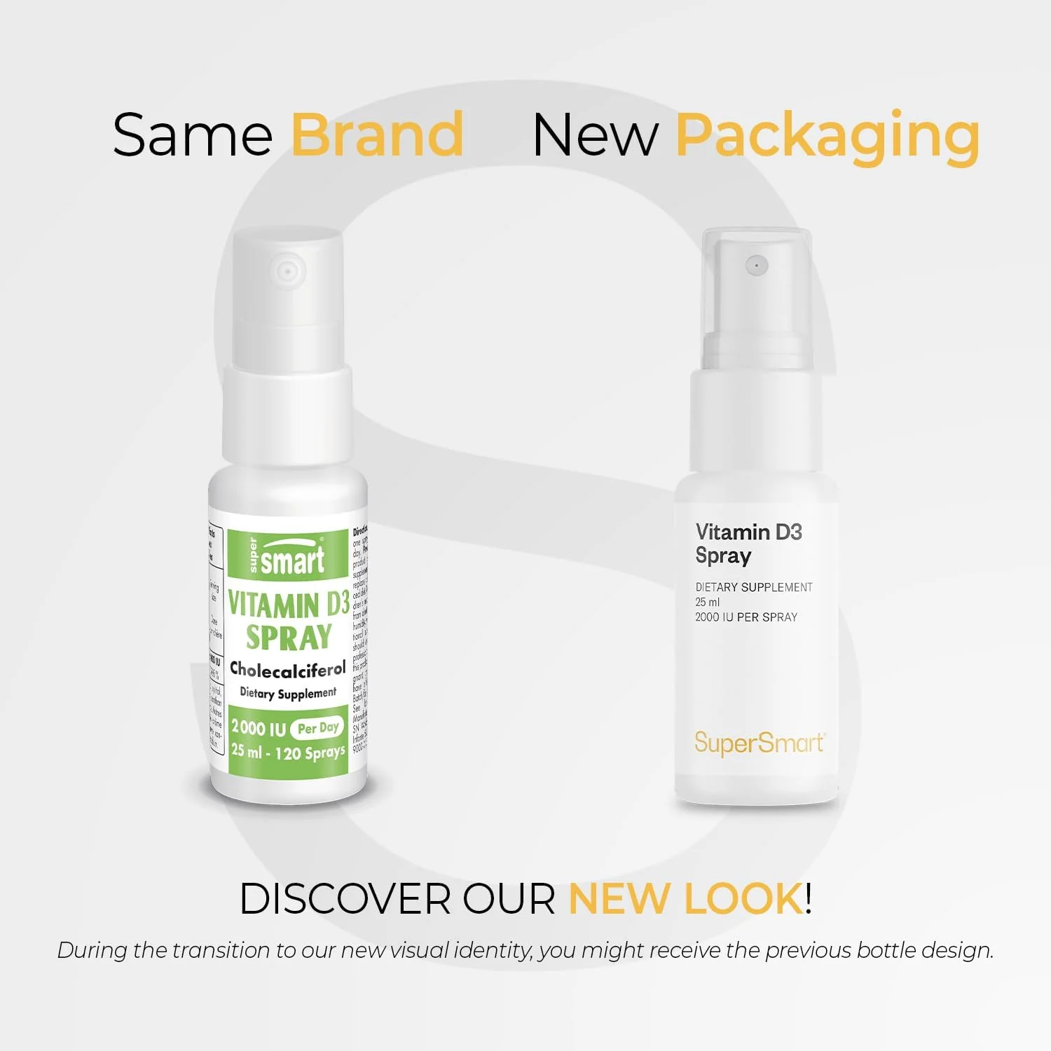 اسپری ویتامین D3 سوپراسمارت 2000 IU (کلکلسیفرول) - تقویت استخوان ها و عضلات سالم | غیر تراریخته و بدون گلوتن - 25 میلی لیتر