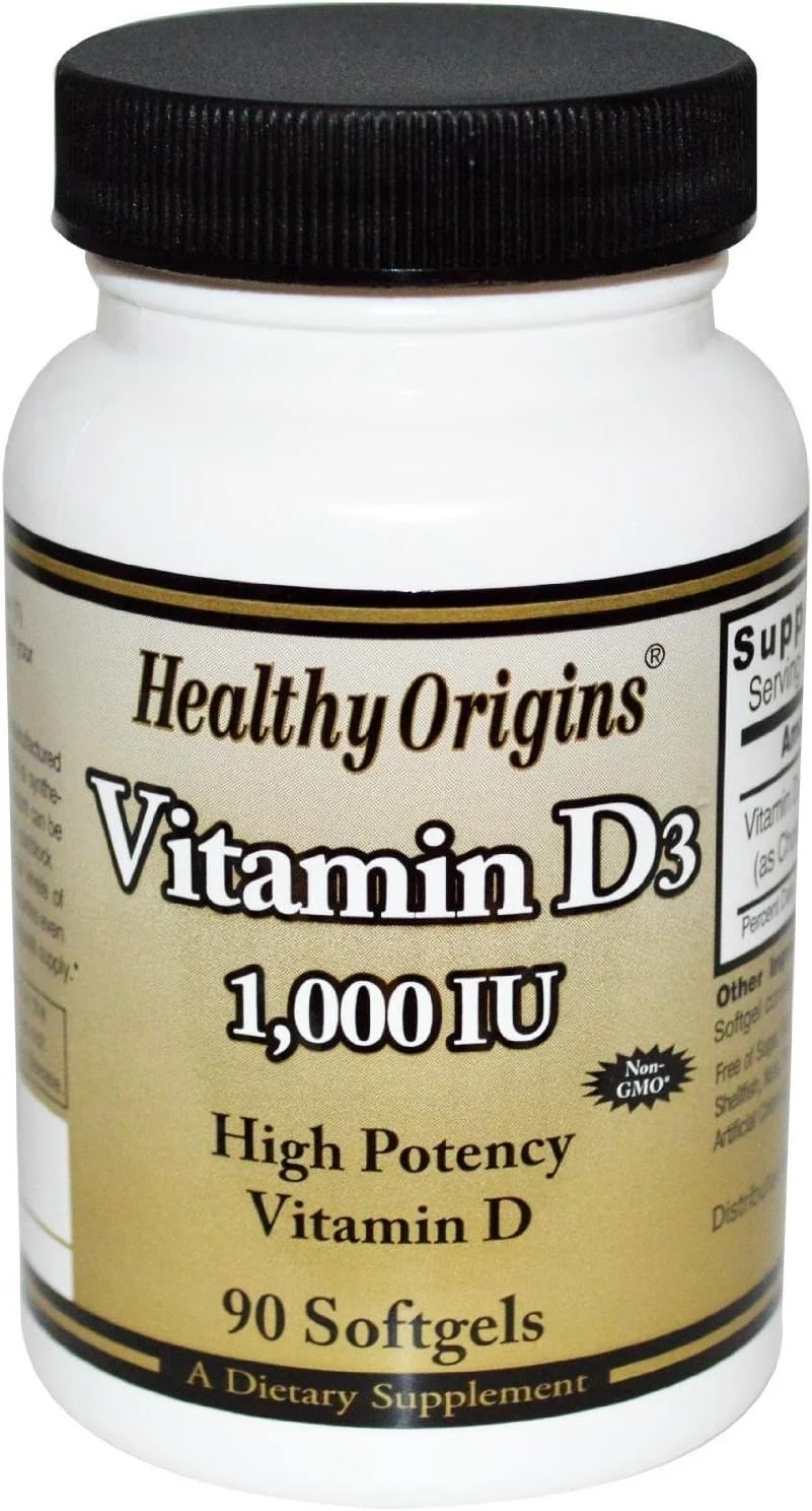 ویتامین د3 1000 واحد بین المللی هلثی اوریجینز - 90 عدد ویتامین د3 1000 واحد بین المللی هلثی اوریجینز - 90 عدد