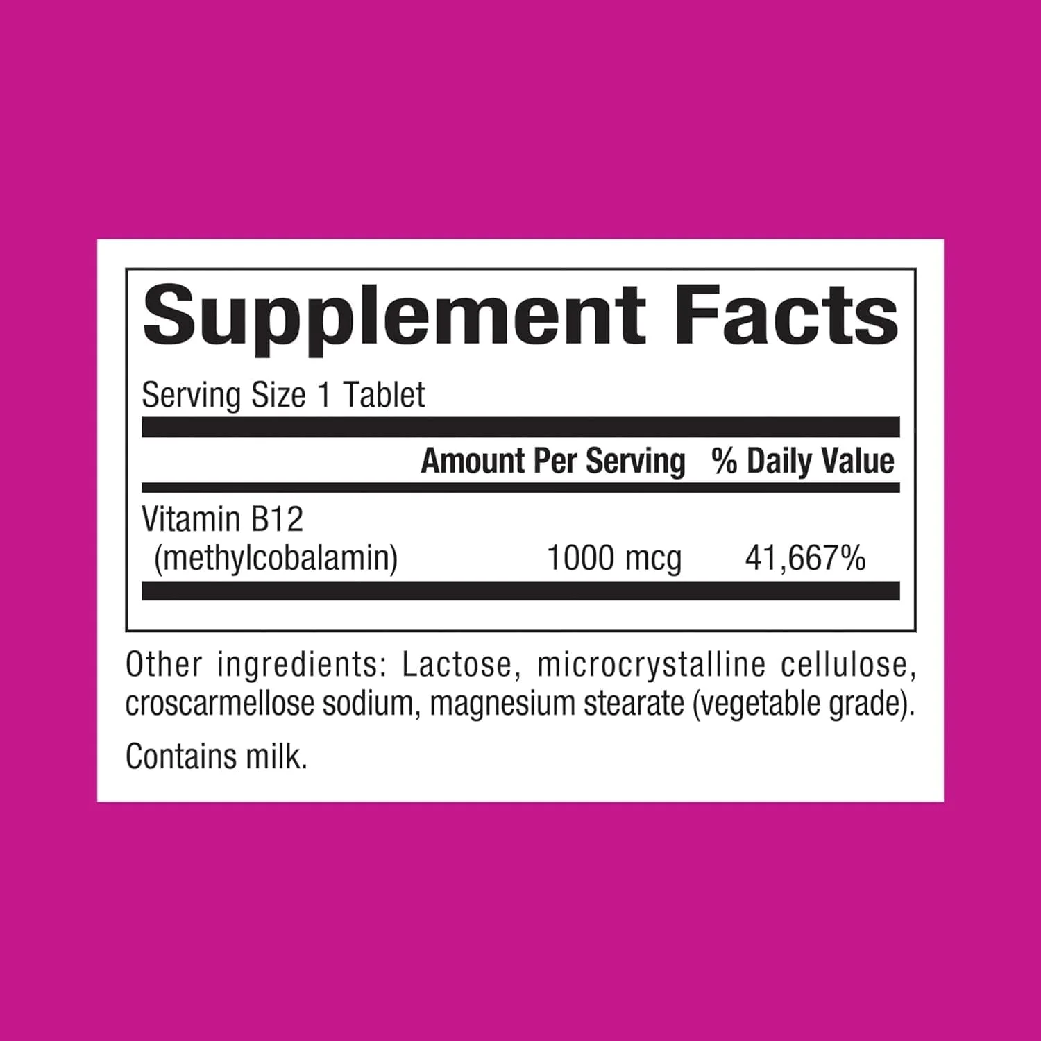 نچرال فاکتورز B12 متیل کوبالامین (1000 میکروگرم) 180 قرص