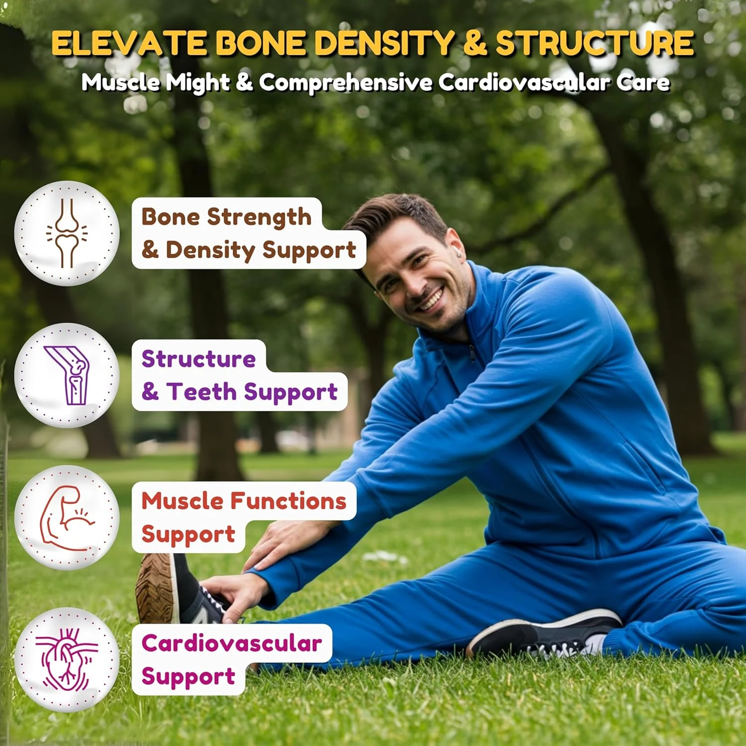 مکمل کلسیم منیزیم حلال شیفا نوتریشن با ویتامین D3 | کلسیم 1000 میلی گرم، منیزیم 500 میلی گرم | 30 سروینگ، غیر GMO | پشتیبانی از ساختار و استحکام استخوان، دندان، قلب و عروق و عضلات مکمل کلسیم منیزیم حلال شیفا نوتریشن با ویتامین D3 | کلسیم 1000 میلی گرم، منیزیم 500 میلی گرم | 30 سروینگ، غیر GMO | پشتیبانی از ساختار و استحکام استخوان، دندان، قلب و عروق و عضلات