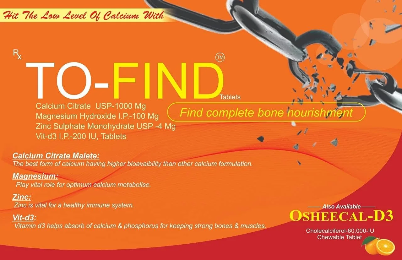 ویتامین D3 کلسیم زینک Tofind بسته 5 عددی، 50 عددی ویتامین D3 کلسیم زینک Tofind بسته 5 عددی، 50 عددی