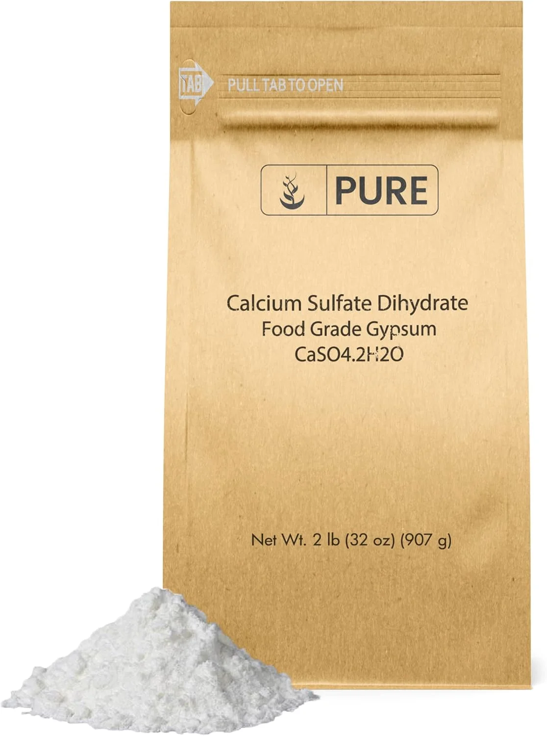 سولفات کلسیم خالص (900 گرم) مناسب برای پخت و پز، تصفیه آب و باغبانی