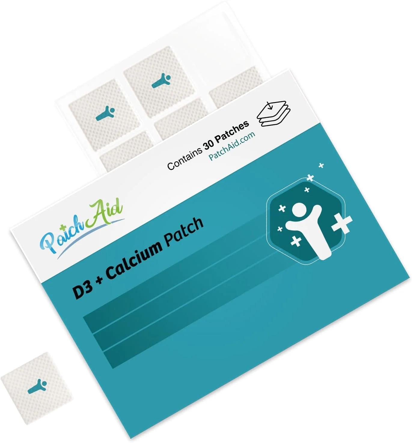 برچسب موضعی ویتامین D3/کلسیم Patch Aid - سفید برچسب موضعی ویتامین D3/کلسیم Patch Aid - سفید