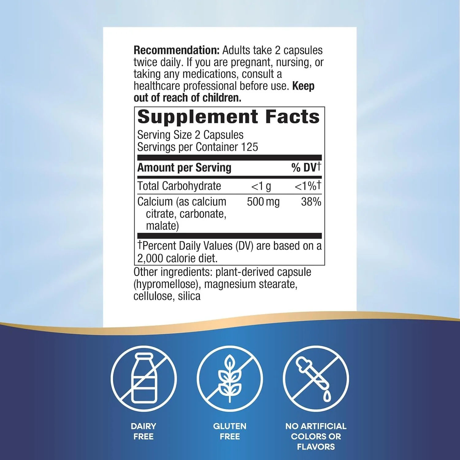 Nature's Way - کمپلکس سیترات کلسیم ۲۵۰ کپسول Nature's Way - کمپلکس سیترات کلسیم ۲۵۰ کپسول