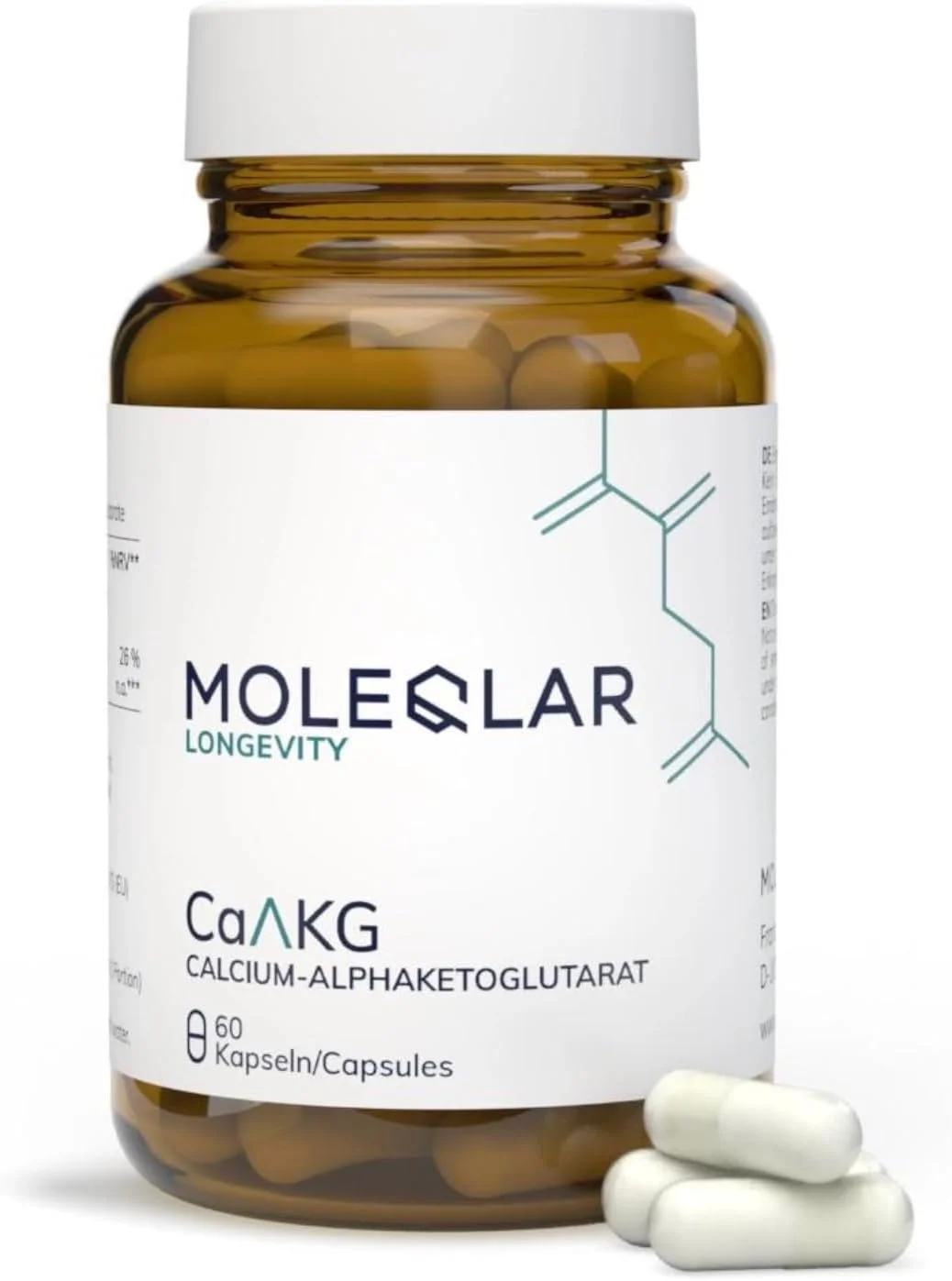 کپسول های کلسیم آلفا کتوگلوتارات (CaAKG) - 60 عدد - مکمل غذایی حاوی کلسیم و آلفا کتوگلوتارات - 1000 میلی گرم Ca-AKG در هر وعده کپسول های کلسیم آلفا کتوگلوتارات (CaAKG) - 60 عدد - مکمل غذایی حاوی کلسیم و آلفا کتوگلوتارات - 1000 میلی گرم Ca-AKG در هر وعده