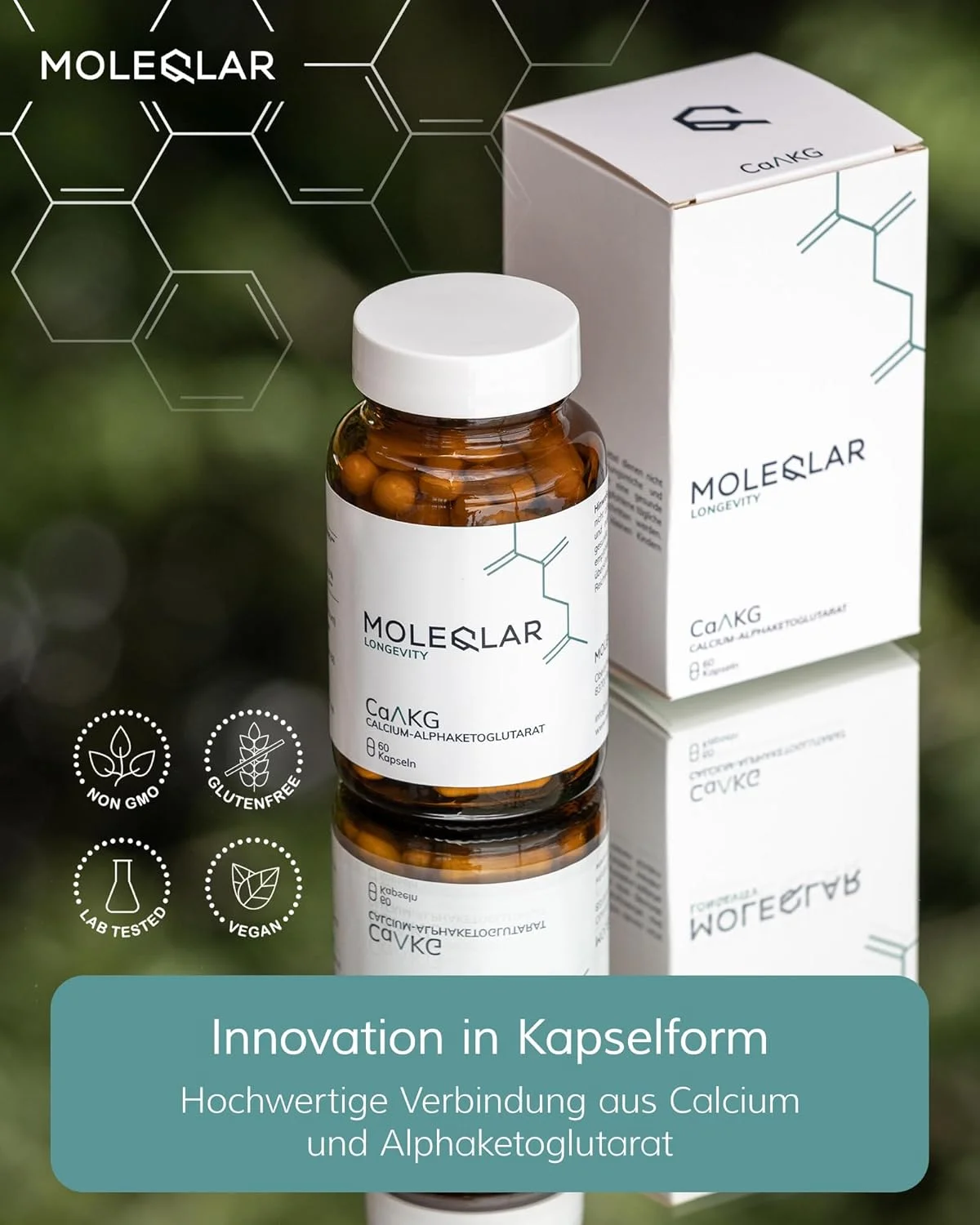 کپسول های کلسیم آلفا کتوگلوتارات (CaAKG) - 60 عدد - مکمل غذایی حاوی کلسیم و آلفا کتوگلوتارات - 1000 میلی گرم Ca-AKG در هر وعده کپسول های کلسیم آلفا کتوگلوتارات (CaAKG) - 60 عدد - مکمل غذایی حاوی کلسیم و آلفا کتوگلوتارات - 1000 میلی گرم Ca-AKG در هر وعده