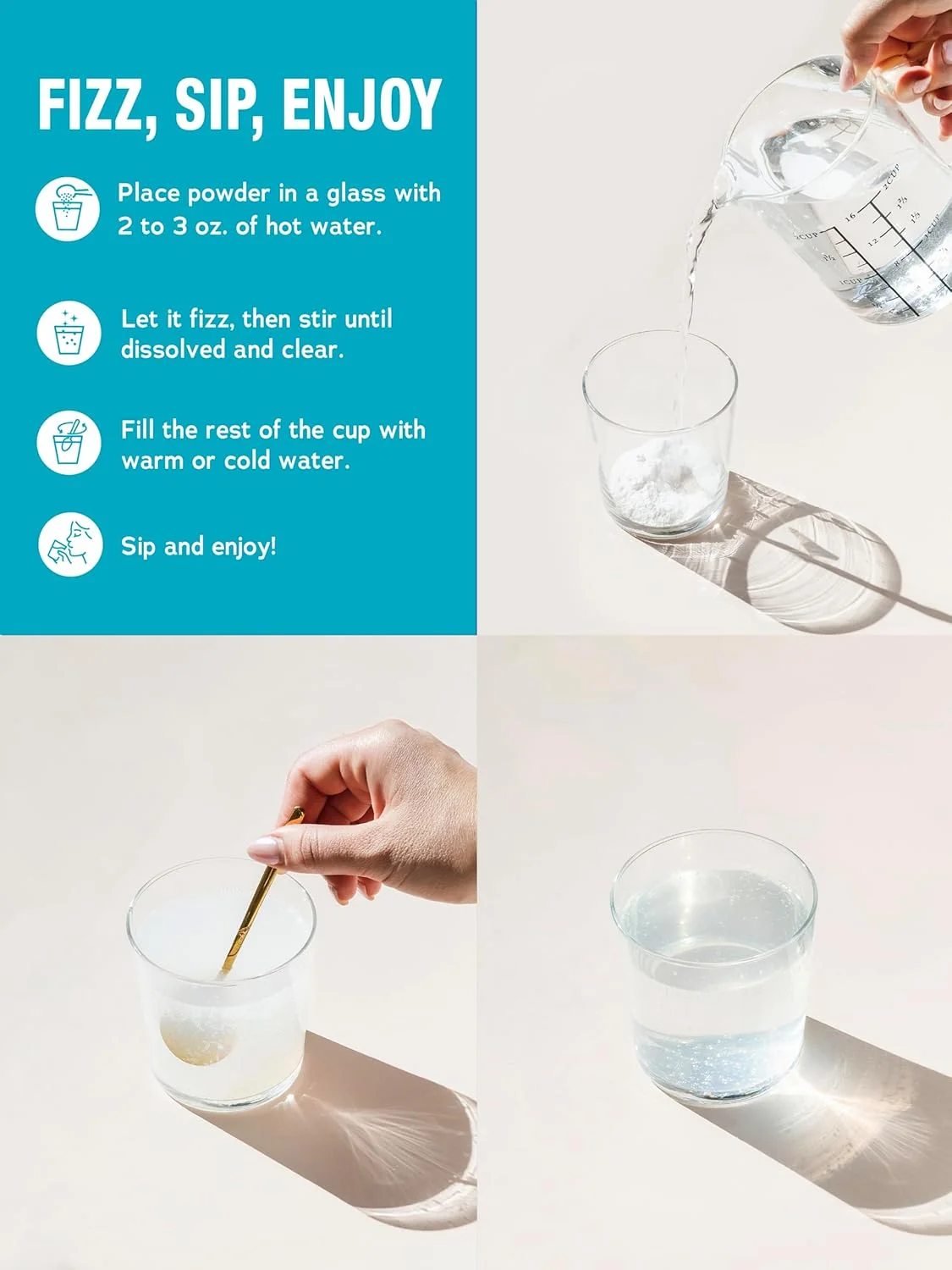 پودر مکمل کلسیم و منیزیم نچرال ویتالیتی کالم پلاس (تمشک لیمو، 453 گرم)