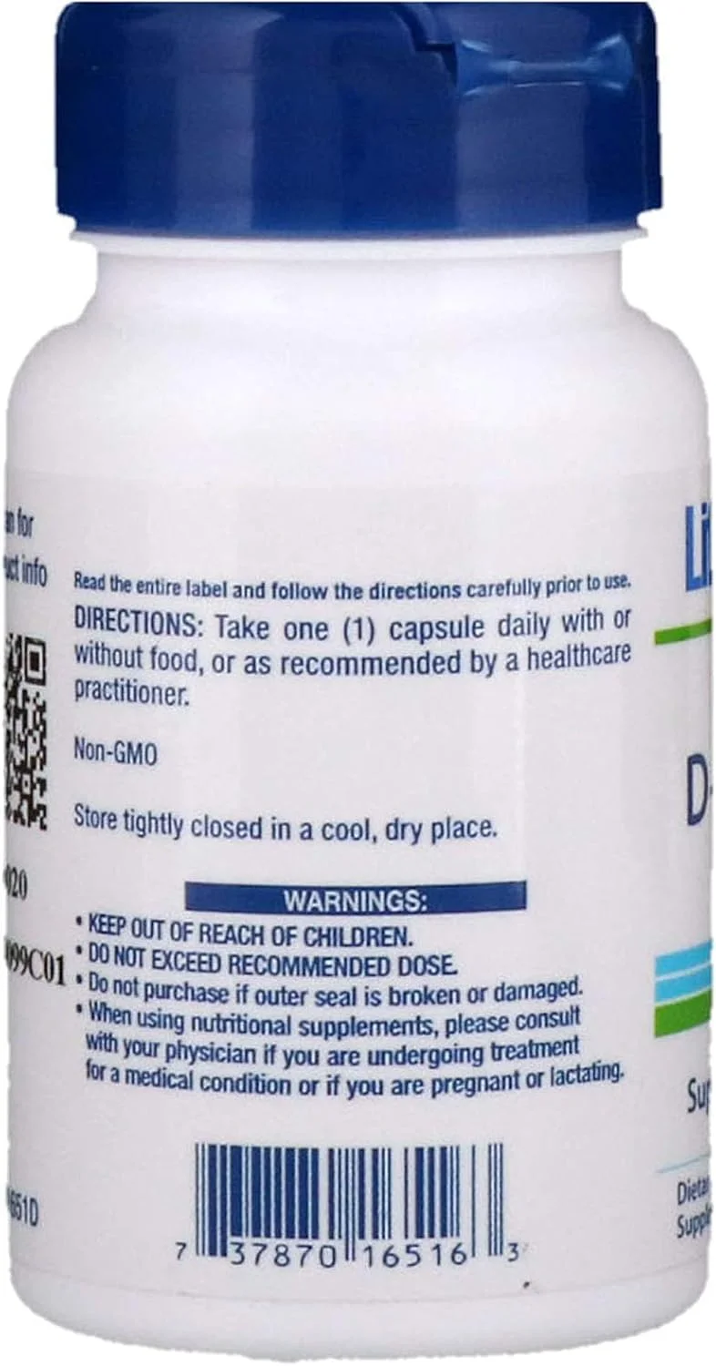 لایف اکستنشن کلسیم دی-گلوکارات، 200 میلی گرم، 60 کپسول گیاهی (بسته 1 عددی) لایف اکستنشن کلسیم دی-گلوکارات، 200 میلی گرم، 60 کپسول گیاهی (بسته 1 عددی)