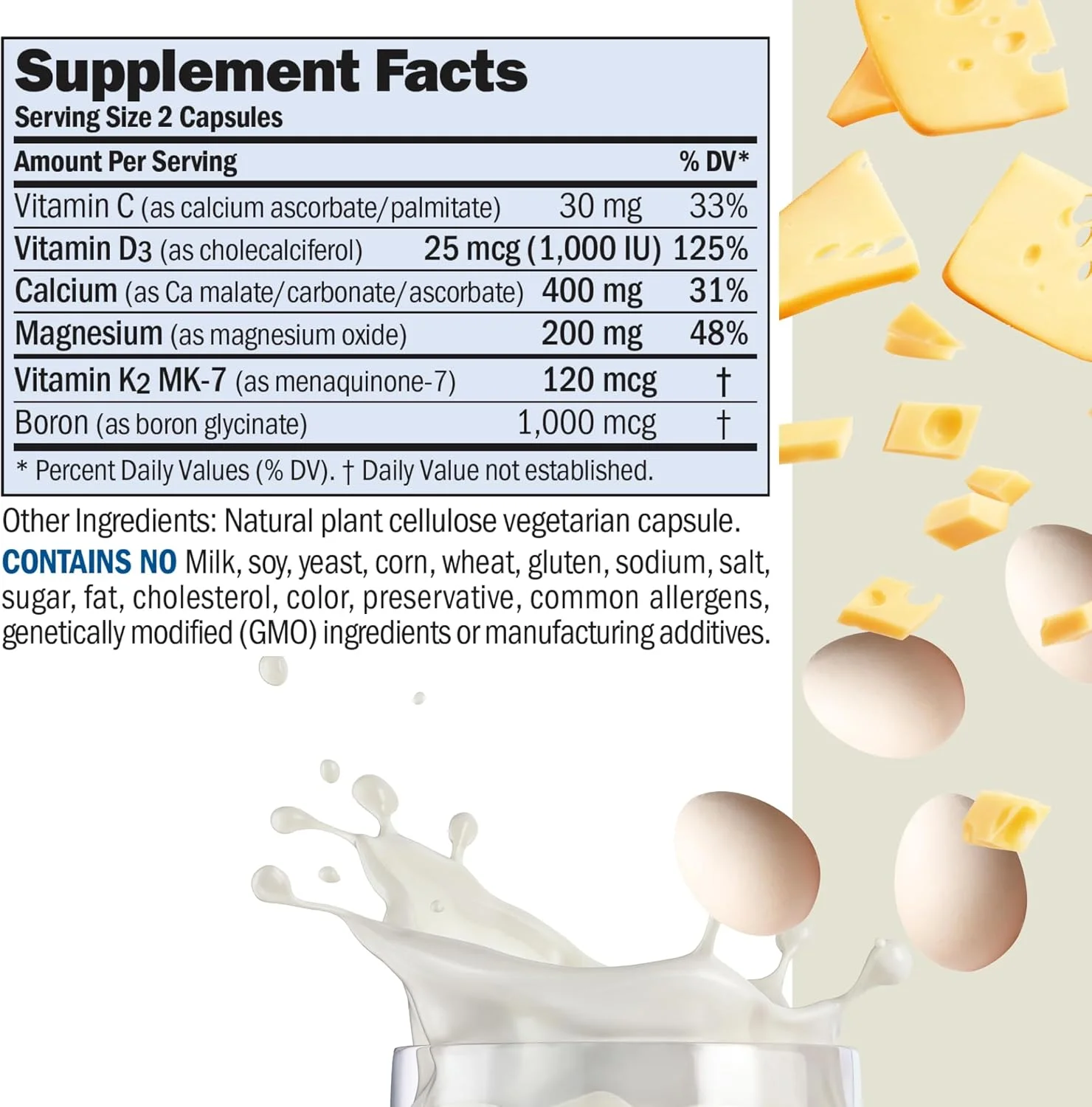 اندرو لِسمن کلسیم-منیزیم مراقبت ویژه به همراه ویتامین D3 و K2 MK7-120 میکروگرم - 60 کپسول - ضروری برای سلامت استخوان و اسکلت. ملایم، بلع آسان، فوق العاده محلول. بدون افزودنی اندرو لِسمن کلسیم-منیزیم مراقبت ویژه به همراه ویتامین D3 و K2 MK7-120 میکروگرم - 60 کپسول - ضروری برای سلامت استخوان و اسکلت. ملایم، بلع آسان، فوق العاده محلول. بدون افزودنی