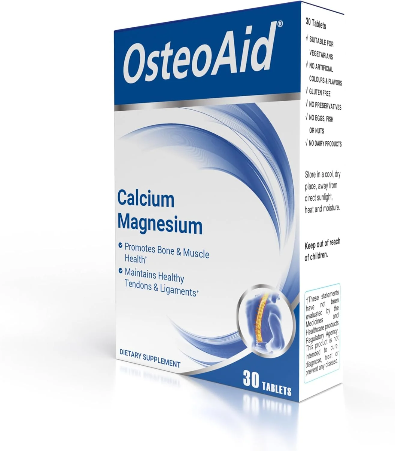 کلسیم منیزیم اورجینال استئواید | تقویت سلامت استخوان و عضله | حفظ سلامت تاندون ها و رباط ها | 30 قرص کلسیم منیزیم اورجینال استئواید | تقویت سلامت استخوان و عضله | حفظ سلامت تاندون ها و رباط ها | 30 قرص