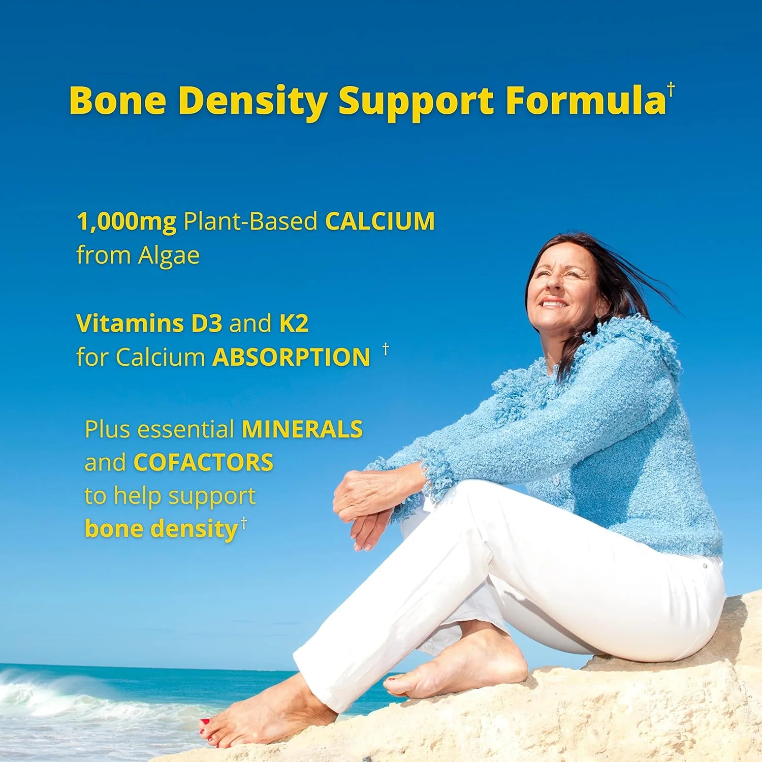 مکمل کلسیم گاردن آف لایف - فرمول پیشرفته کلسیم زنده برای پشتیبانی از تراکم استخوان، 1000 میلی گرم کلسیم گیاهی غذای کامل به همراه ویتامین های D3، K1 و منیزیم برای جذب، 120 کپسول گیاهی مکمل کلسیم گاردن آف لایف - فرمول پیشرفته کلسیم زنده برای پشتیبانی از تراکم استخوان، 1000 میلی گرم کلسیم گیاهی غذای کامل به همراه ویتامین های D3، K1 و منیزیم برای جذب، 120 کپسول گیاهی