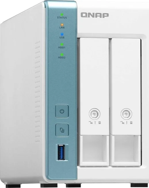 سرور NAS دو محفظه ای QNAP، پردازنده Alpine AL-314، چهار هسته ای 1.7 گیگاهرتز، 4 گیگابایت رم SO-DIMM DDR3، LAN 2.5 گیگابیتی (بدون هارد دیسک) | TS-231P3-4G سرور NAS دو محفظه ای QNAP، پردازنده Alpine AL-314، چهار هسته ای 1.7 گیگاهرتز، 4 گیگابایت رم SO-DIMM DDR3، LAN 2.5 گیگابیتی (بدون هارد دیسک) | TS-231P3-4G