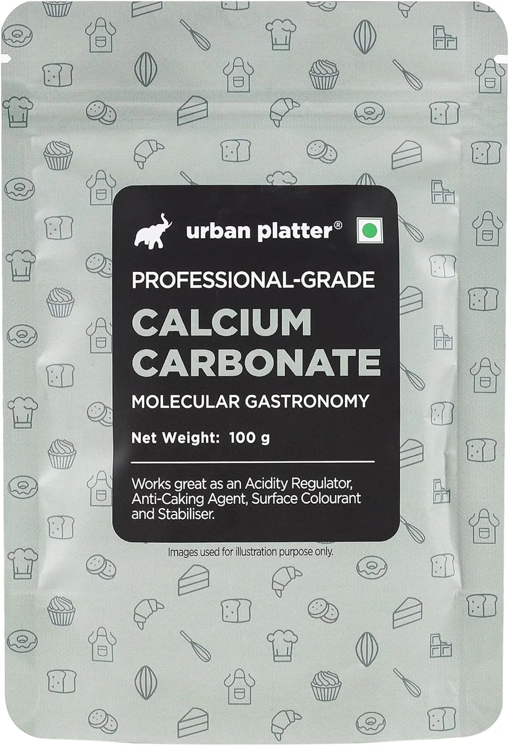 پودر کربنات کلسیم Urban Platter، 100 گرم [چونا]
