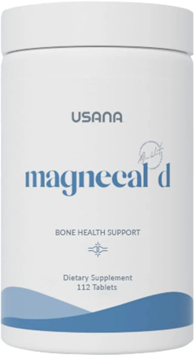 یوسانا - MagneCal D - منیزیم و کلسیم متعادل با ویتامین D برای پشتیبانی از سلامت، استحکام و عملکرد استخوان ها برای سلامتی مطلوب - 112 قرص