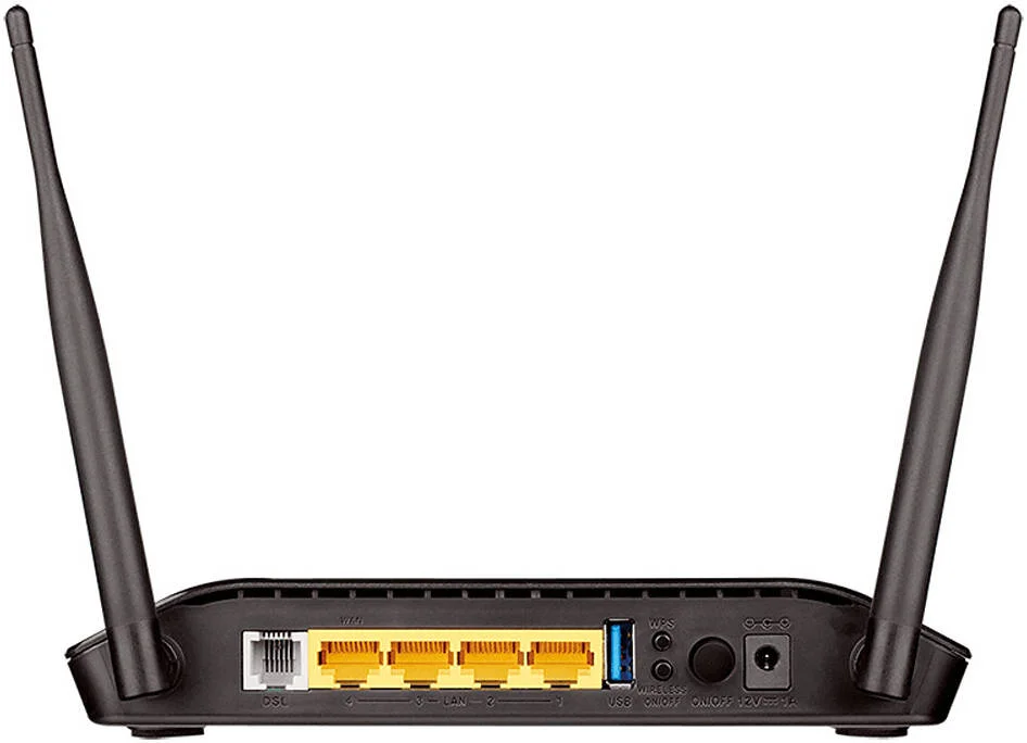 مودم روتر بیسیم N ADSL2+ دی-لینک مدل DSL-2750U، سرعت بیسیم تا 300 مگابیت بر ثانیه، دارای دو آنتن داخلی 2x2، دارای شبکه محلی بیسیم 802.11n، پشتیبانی از IPv6، مشکی | DSL-2750U مودم روتر بیسیم N ADSL2+ دی-لینک مدل DSL-2750U، سرعت بیسیم تا 300 مگابیت بر ثانیه، دارای دو آنتن داخلی 2x2، دارای شبکه محلی بیسیم 802.11n، پشتیبانی از IPv6، مشکی | DSL-2750U