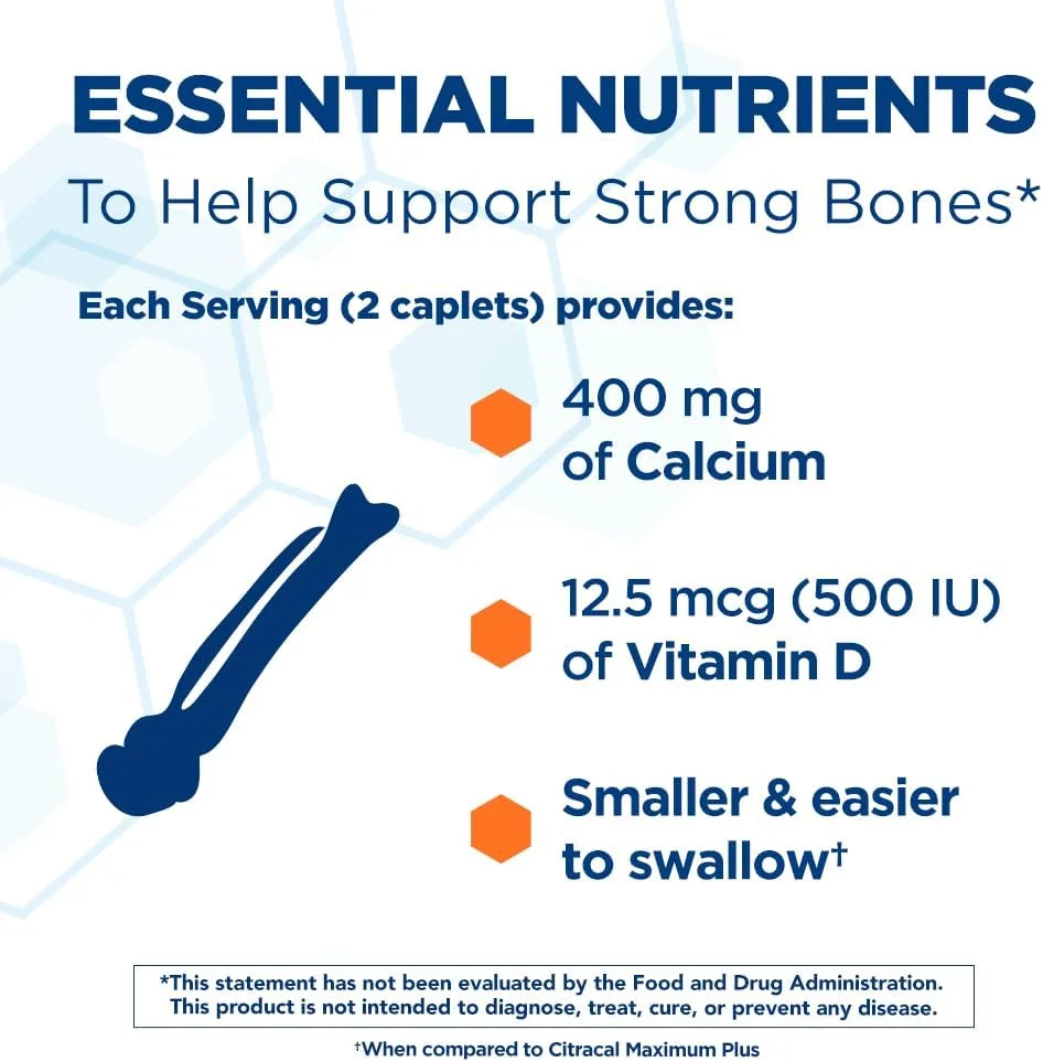 سیتریکال پتیتز، بسیار محلول، به آسانی هضم می شود، 400 میلی گرم سیترات کلسیم با 500 واحد بین المللی ویتامین D3، مکمل سلامت استخوان برای بزرگسالان، قرص های نسبتا کوچک و آسان برای بلع، 375 عدد سیتریکال پتیتز، بسیار محلول، به آسانی هضم می شود، 400 میلی گرم سیترات کلسیم با 500 واحد بین المللی ویتامین D3، مکمل سلامت استخوان برای بزرگسالان، قرص های نسبتا کوچک و آسان برای بلع، 375 عدد