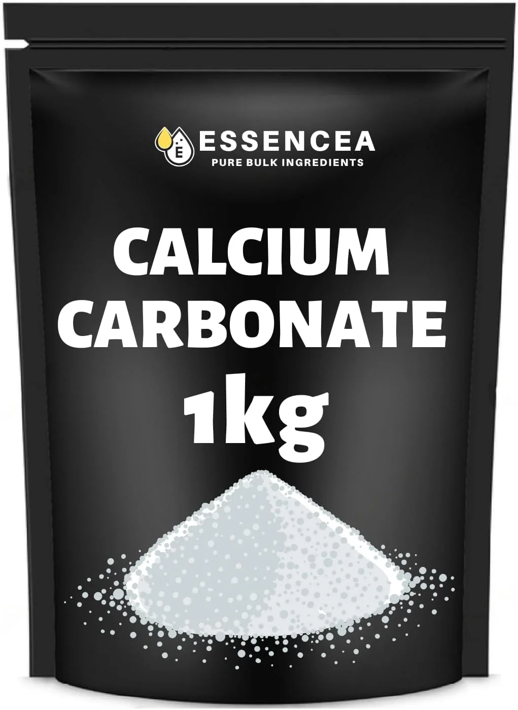 کربنات کلسیم ۴۵۰ گرمی از مواد اولیه خالص Essencea | وگان | غیر تراریخته | تقویت کننده هضم [بسته بندی ممکن است متفاوت باشد]