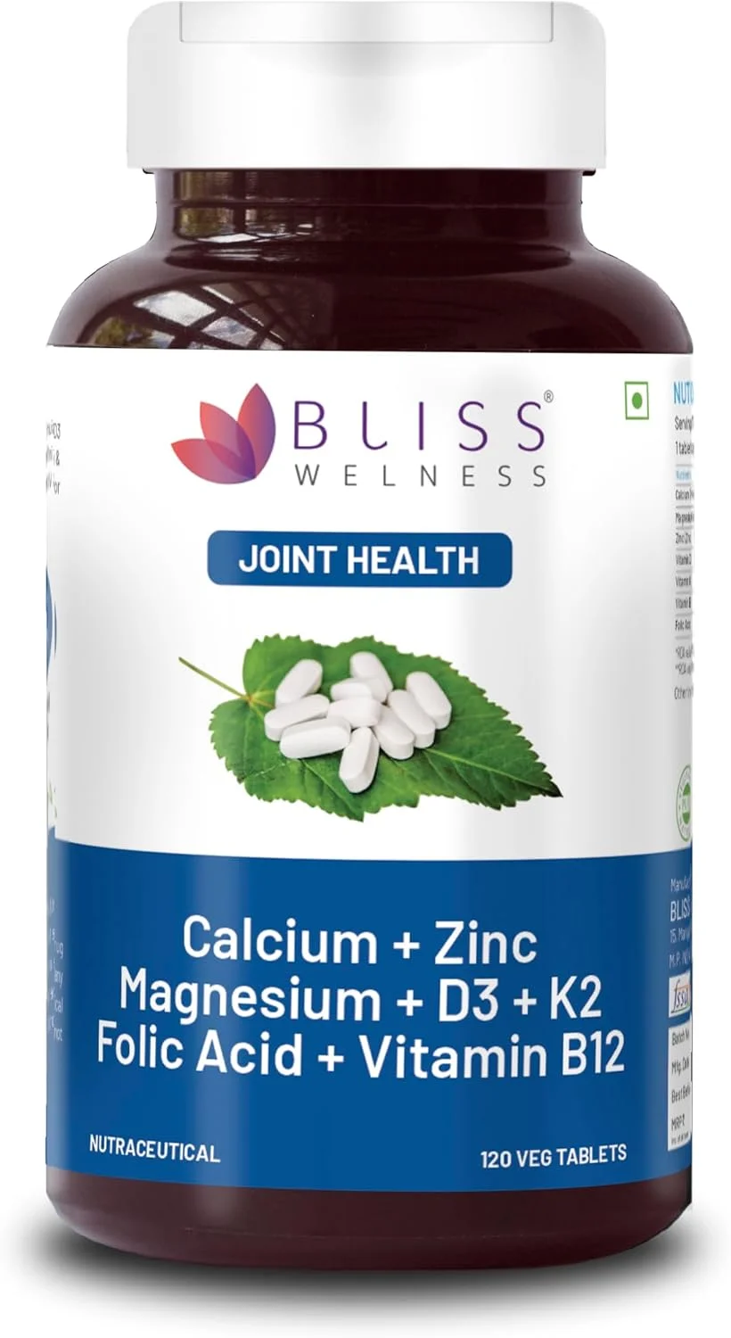 ترکیب ارتو بلیس بلیس ولنس، مکمل آیورودیک سلامت مفاصل حاوی کلسیم، زینک، منیزیم و ویتامین ب۱۲ - ۱۲۰ عدد قرص گیاهی