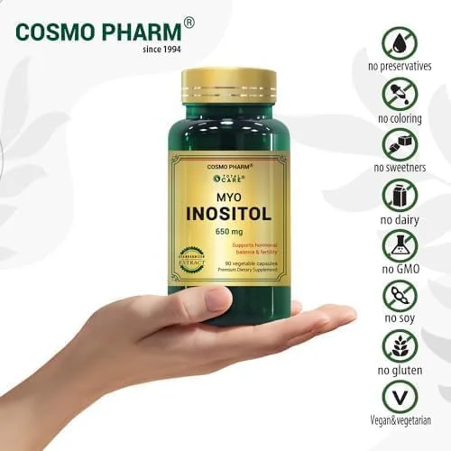میو اینوزیتول - فراهمی زیستی بسیار بالا. سلامت تخمدان، تعادل هورمونی، باروری.