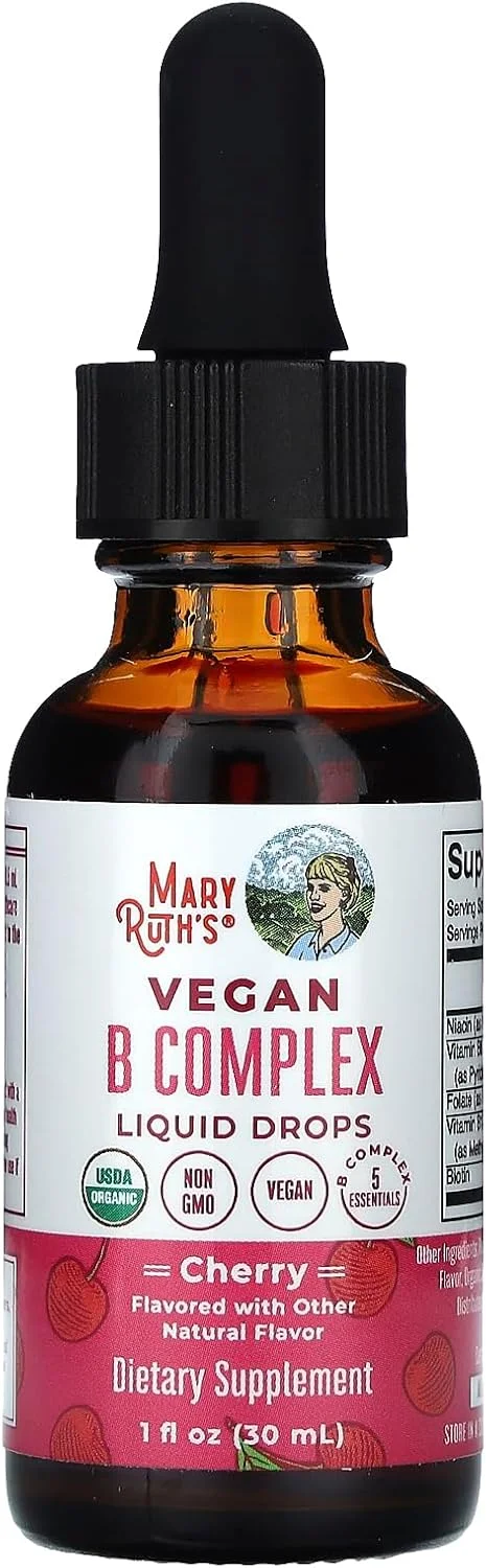 قطره های کمپلکس ویتامین B ارگانیک مری روث، 1 FZ