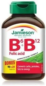 جیمسون B6 + B12 و فولیک اسید، 110 عدد قرص