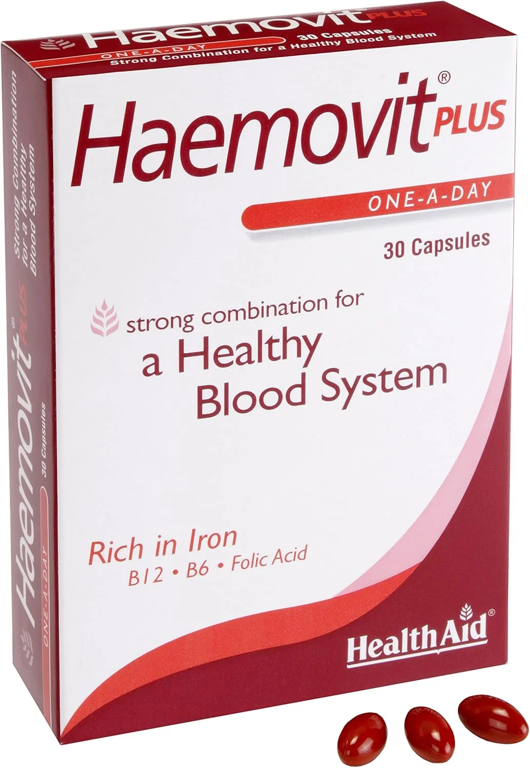 کپسول هموویت پلاس هلث اید 30 عددی