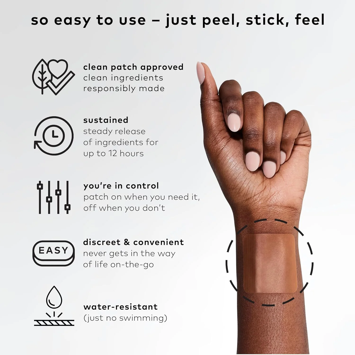 برچسب ب۱۲ انرژی زا گود پچ، برچسب طبیعی حاوی کافئین، ب۱۲ و عصاره چای سبز، سلامتی پوشیدنی با قدرت گیاهی، کمک به افزایش انرژی (۱۶ عدد)