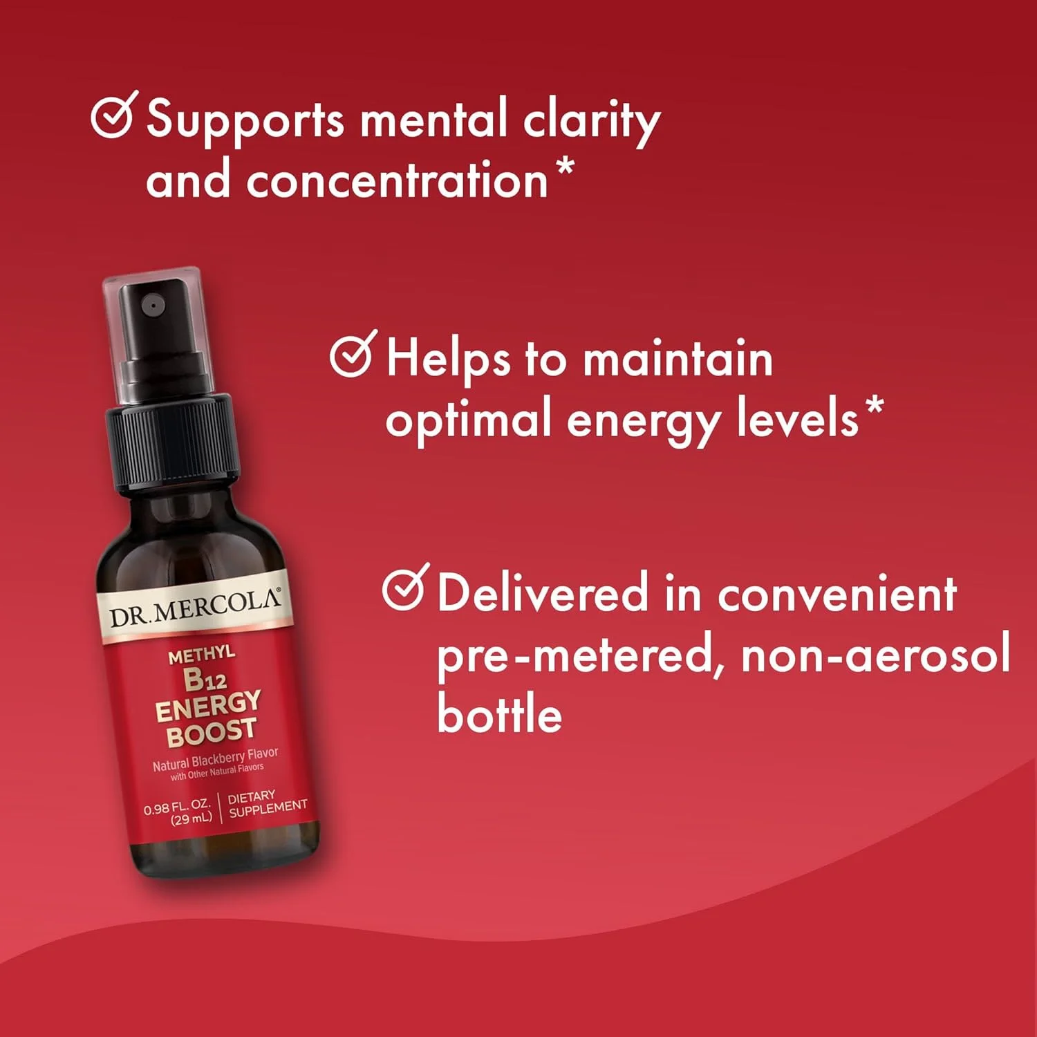 اسپری افزایش انرژی متیل B12 دکتر مرcola، 29 میلی لیتر، 39 سروینگ، 1000 میکروگرم در هر سروینگ، مکمل غذایی، پشتیبانی از تمرکز ذهنی، غیر GMO اسپری افزایش انرژی متیل B12 دکتر مرcola، 29 میلی لیتر، 39 سروینگ، 1000 میکروگرم در هر سروینگ، مکمل غذایی، پشتیبانی از تمرکز ذهنی، غیر GMO