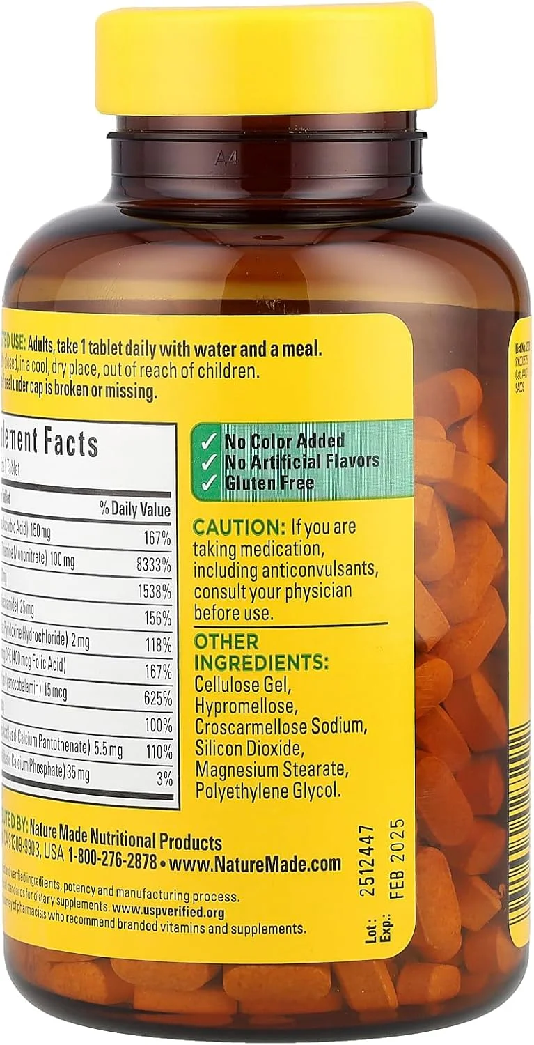 ناتر مید سوپر ب کمپلکس به همراه ویتامین ث 360 قرص ناتر مید سوپر ب کمپلکس به همراه ویتامین ث 360 قرص