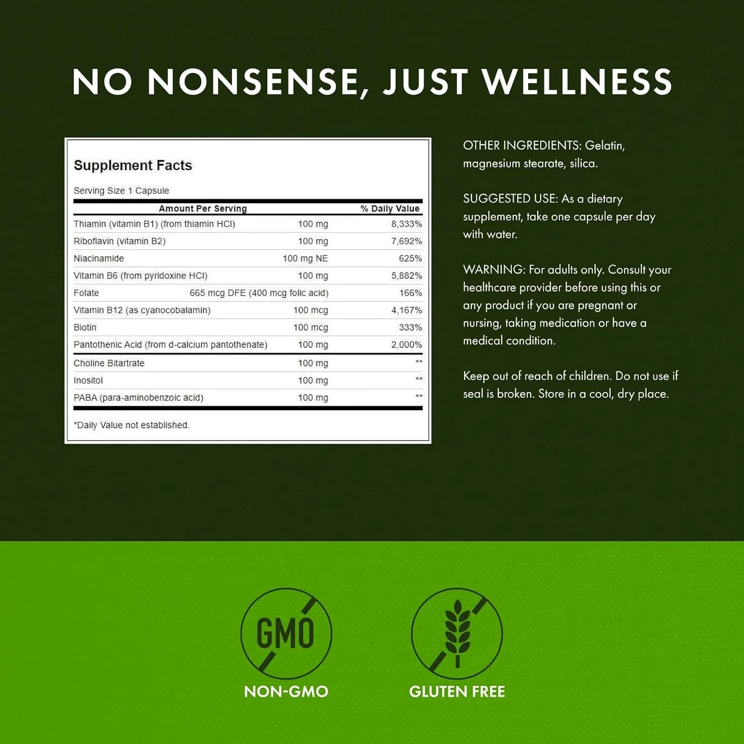 سوانسون ب-۱۰۰ بالانس ۳۰۰ کپسول