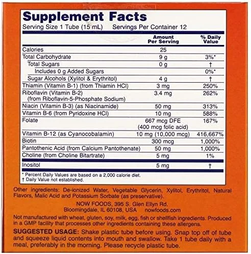 Now Foods، شات ها، B-12، میکس بری، 10000 میکروگرم، 12 شات، 0.5 fl oz (15 میلی لیتر) هر کدام