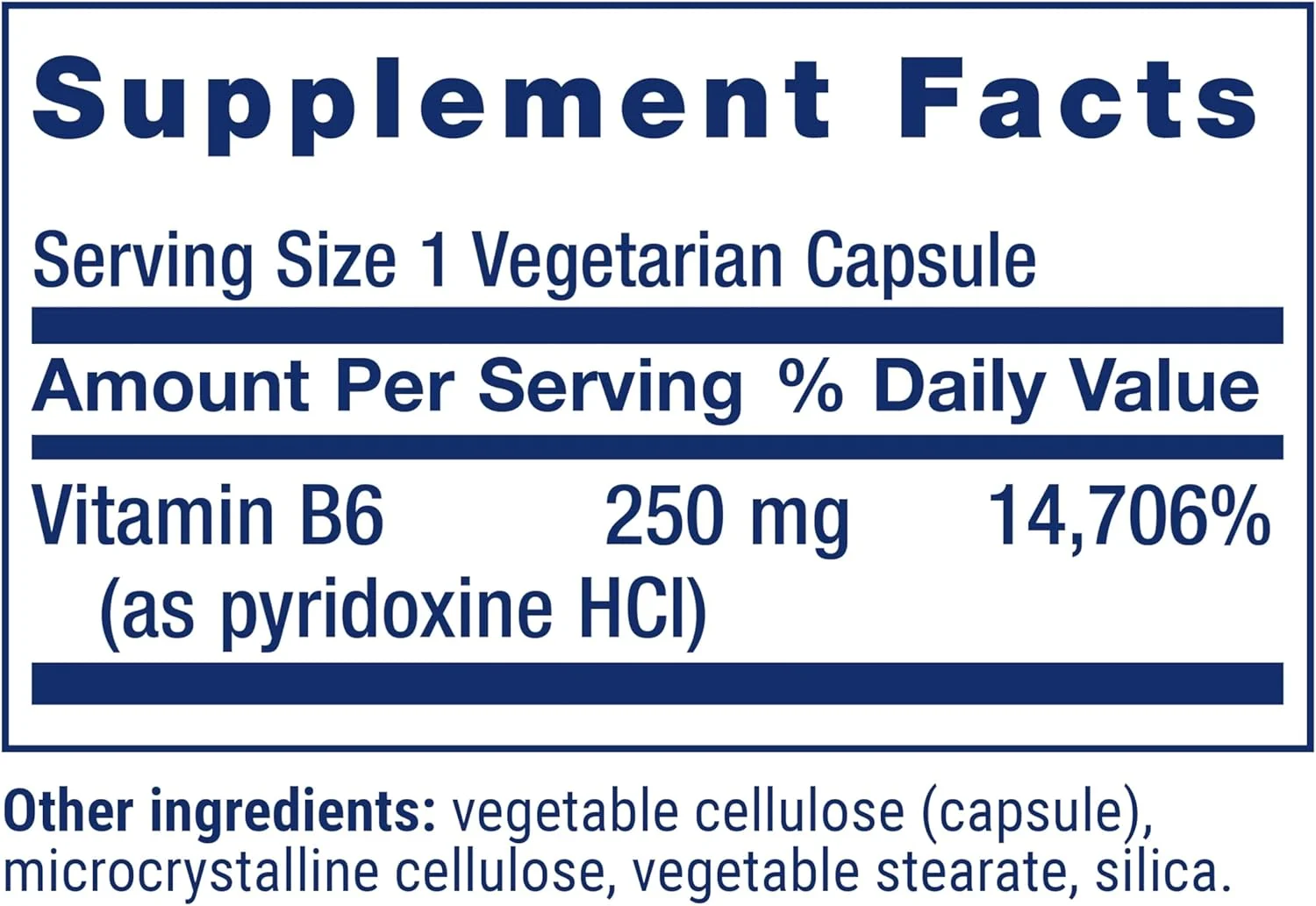 ویتامین ب۶ لایف اکستنشن (۲۵۰ میلی گرم، ۱۰۰ کپسول گیاهی) ویتامین ب۶ لایف اکستنشن (۲۵۰ میلی گرم، ۱۰۰ کپسول گیاهی)