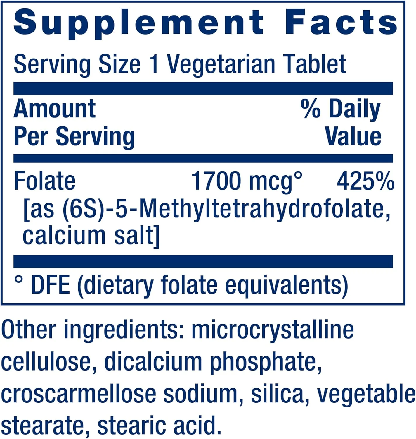 فولات بهینه شده لایف اکستنشن (ال-متیل فولات) - پشتیبانی از سلامت قلب و مغز - غیر GMO، بدون گلوتن، گیاهی - 1700 میکروگرم DFE - 100 قرص گیاهی فولات بهینه شده لایف اکستنشن (ال-متیل فولات) - پشتیبانی از سلامت قلب و مغز - غیر GMO، بدون گلوتن، گیاهی - 1700 میکروگرم DFE - 100 قرص گیاهی