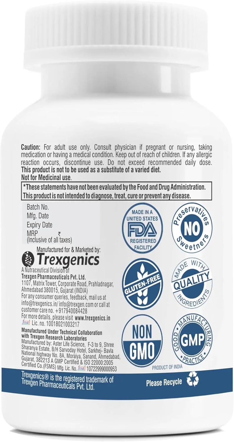 ترکس ژنیکس بی کولکس-سی، کمپلکس کامل ویتامین B به همراه ویتامین C و اینوزیتول 100 میلی گرم، انرژی، سیستم ایمنی و سیستم عصبی (60 کپسول گیاهی)