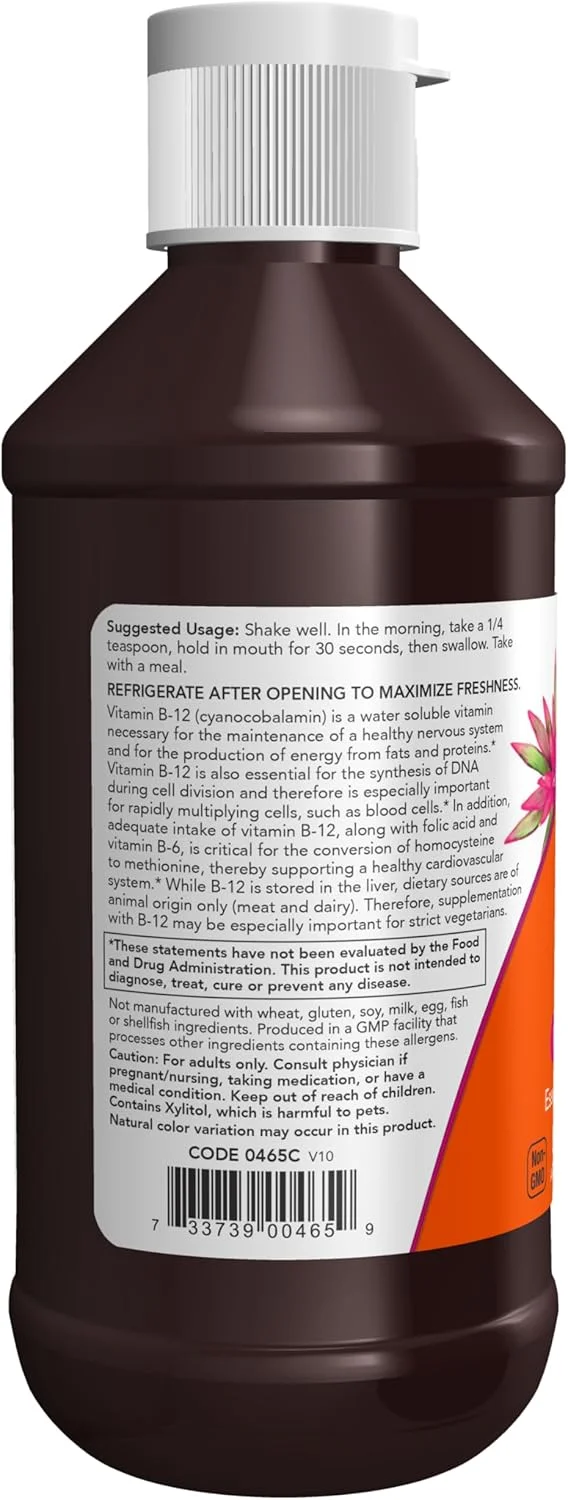 مایع کمپلکس ویتامین ب-۱۲ ناو فودز، ۲۳۷ میلی لیتر