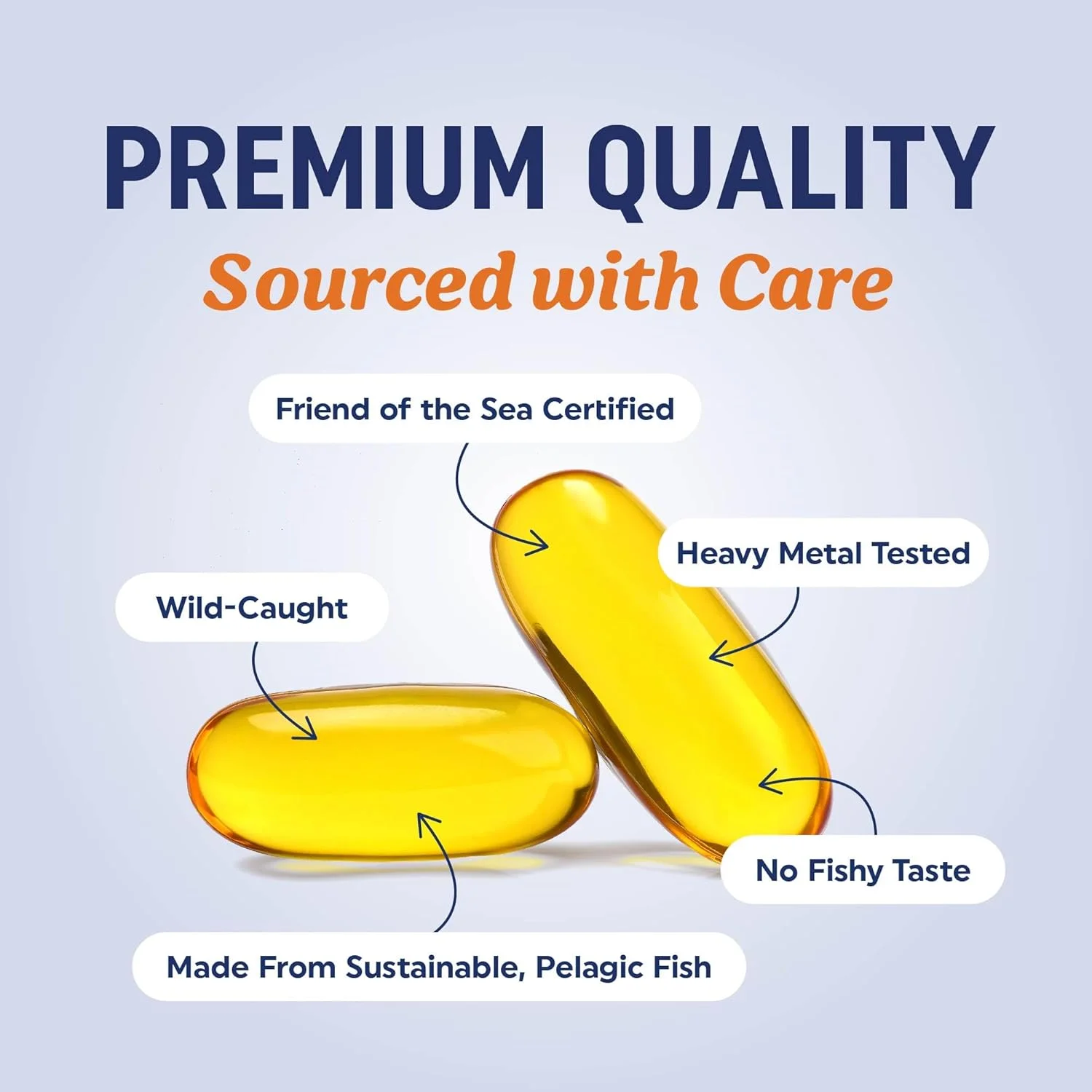 روغن ماهی امگا 3 ممتاز - حداکثر قدرت - 3600 میلی گرم + 1296 میلی گرم EPA + 864 میلی گرم DHA + پشتیبانی از سیستم ایمنی + سلامت قلب و مغز + پشتیبانی از مفاصل و پوست + بدون طعم ماهی + طعم طبیعی لیمو، 120 کپسول در هر وعده