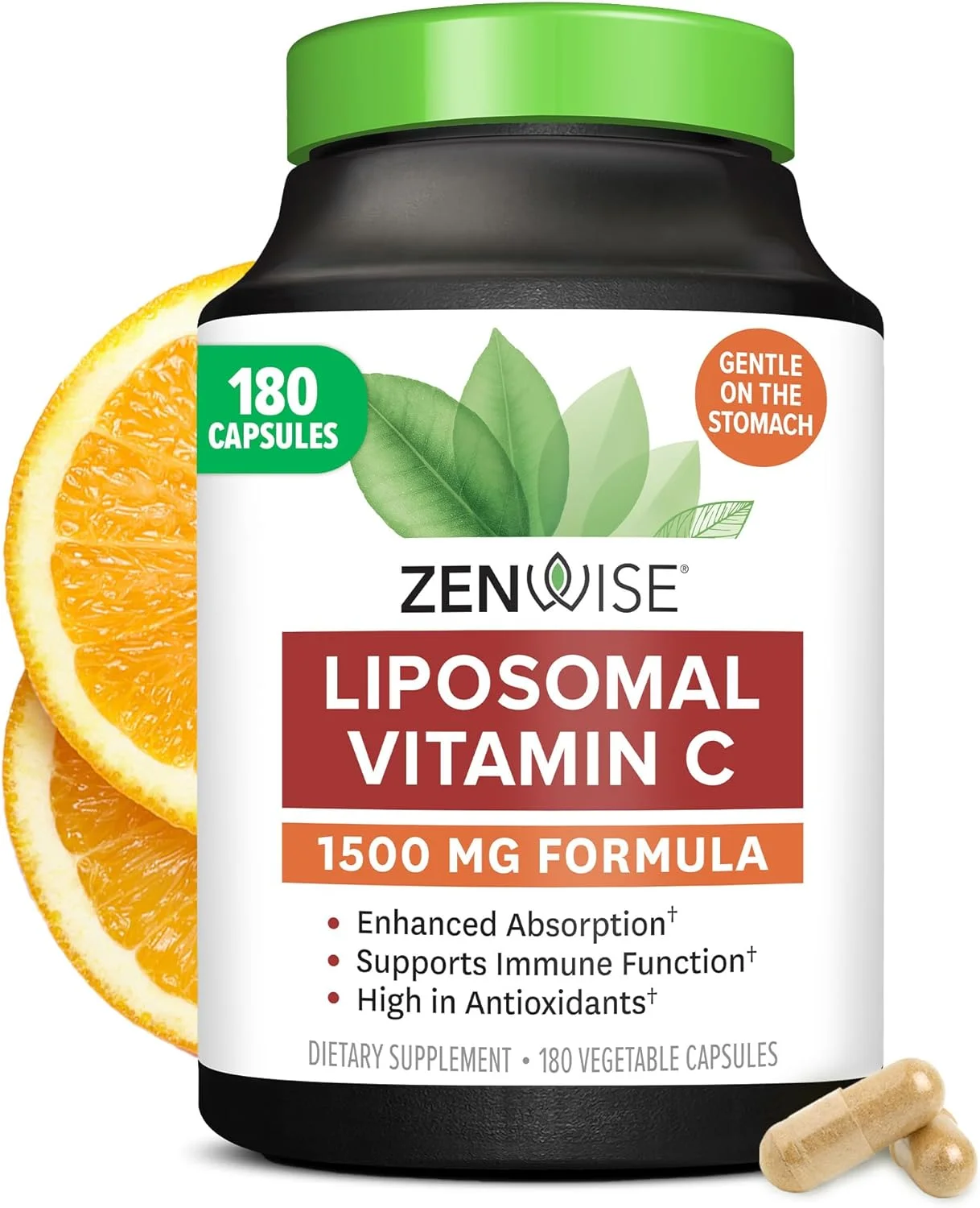 زن وایز هلث - ویتامین C لیپوزومال با Quali-C 1500 میلی گرم. 180 گیاهی 176949 زن وایز هلث - ویتامین C لیپوزومال با Quali-C 1500 میلی گرم. 180 گیاهی 176949