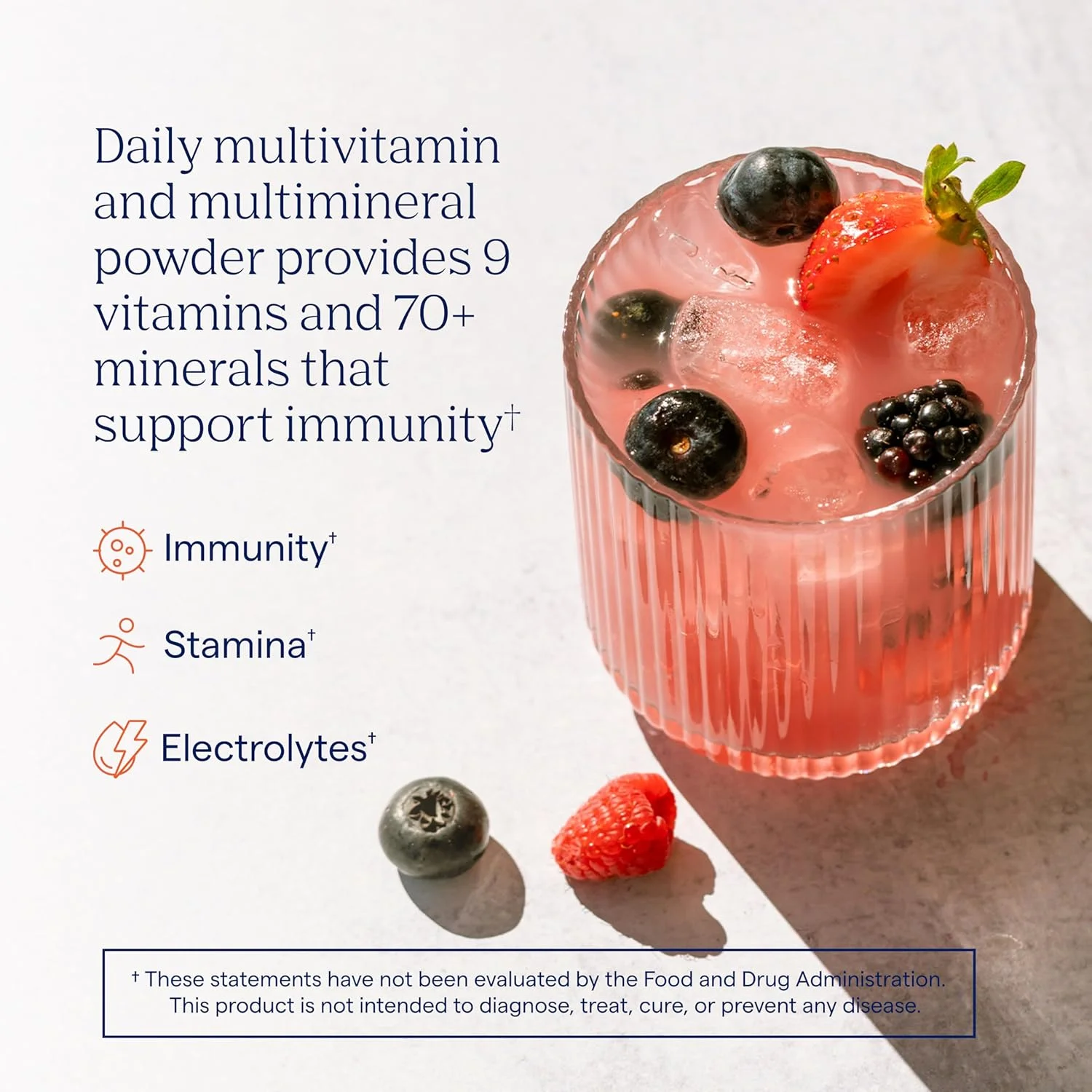 Trace Minerals Research ESPP18 - بسته انرژی الکترولیت استامینا، 272 گرم (میکس بری)