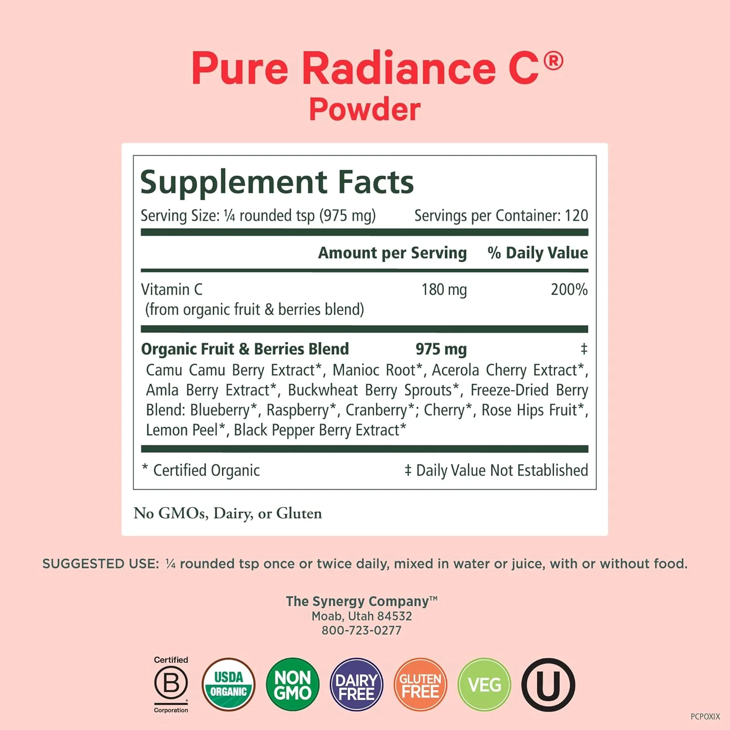 پودر Pure Radiance C® Pure Synergy، ۱۲۰ گرم