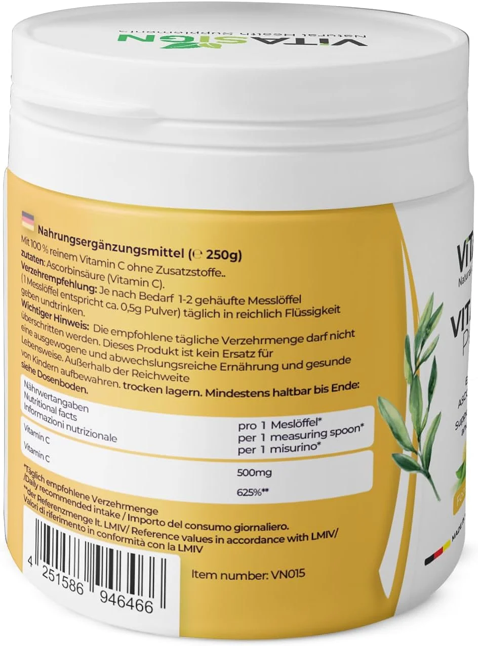 پودر ویتامین C ممتاز - 250 گرم