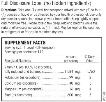 پودر آسکوربات بافر شده پرک 141614 Potent C Guard (226 گرم) پودر آسکوربات بافر شده پرک 141614 Potent C Guard (226 گرم)