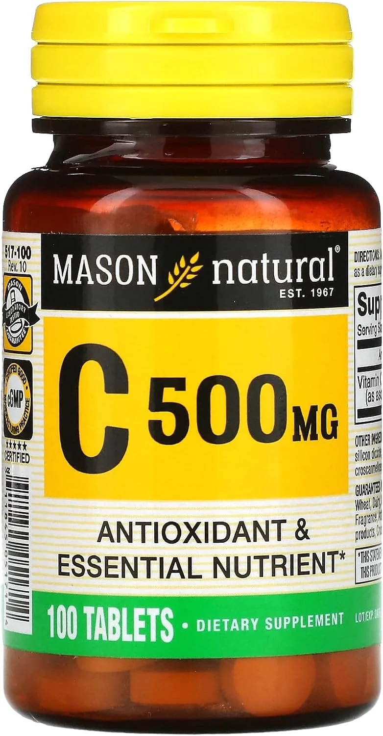 ویتامین ث میسون نچرال، 500 میلی گرم، 100 قرص