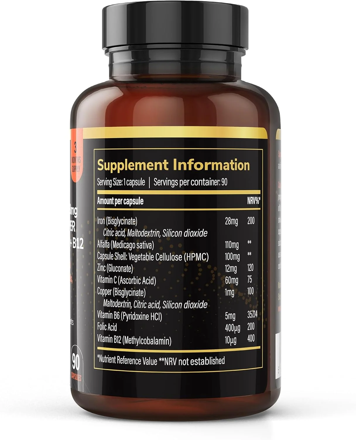 آهن کمپلکس ۲۸ میلی‌گرم + زینک + ث + مس + ب۶ + فولیک اسید + ب۱۲