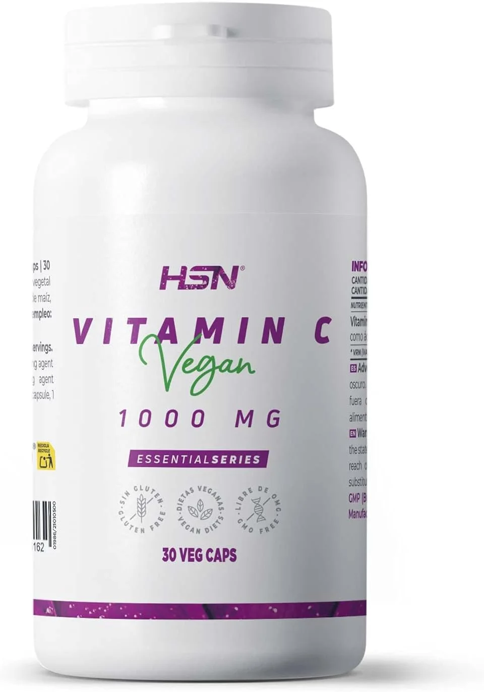 اچ اس ان ویتامین ث ۱۰۰۰ میلی گرم - ۳۰ کپسول گیاهی