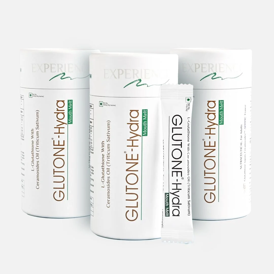 قرص خوراکی گلوتون-هیدرا | گلوتاتیون ستریای به همراه سرامیدها برای پوست خشک | پوست درخشان و هیدراته | بسته 30 عددی