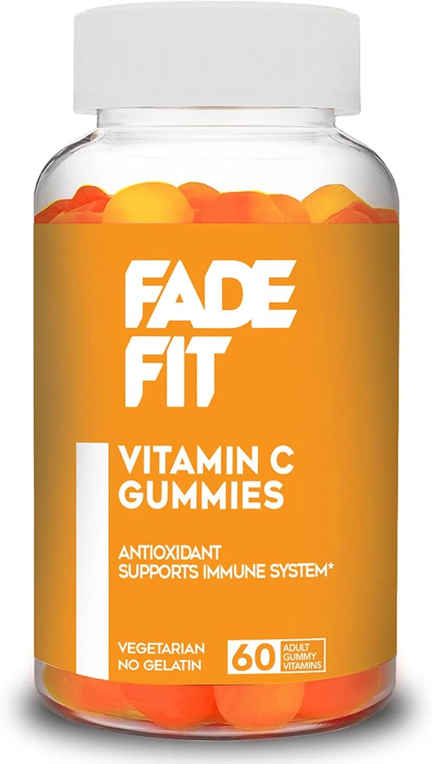 پاستیل ویتامین ث فید فیت 220 گرمی - بدون گلوتن و گیاهی، 60 عدد در هر بطری