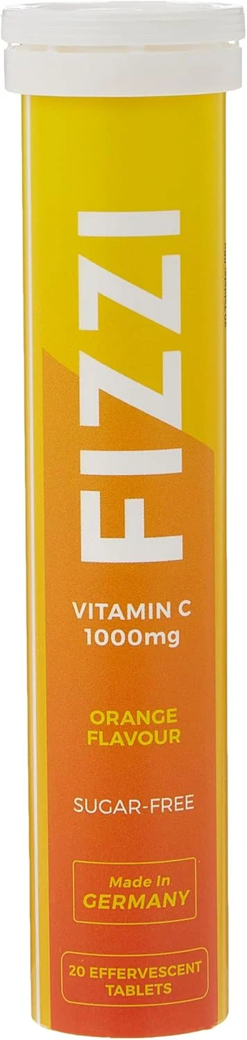 قرص جوشان ویتامین ث ۱۰۰۰ میلی گرم با طعم پرتقال فیزی ۲۰ عددی